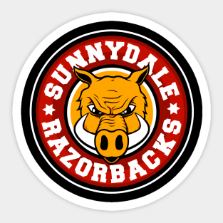 Sunnydale Razorbacks Sticker